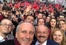 Erfain Tekin’e İnce Destek