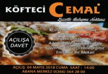 Köfteci Cemal Abana’da
