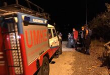 İki kilometre uzaklıkta bulundu.