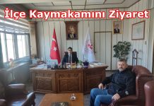 İlçe Kaymakamına Ziyaret