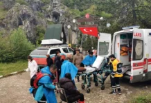 Horma Kanyonu’nda Yağmur Sonrası Düşme: Bir Kadın Yaralandı