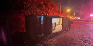 Tosya’da Otomobil Devrildi, Sürücü Kaçtı