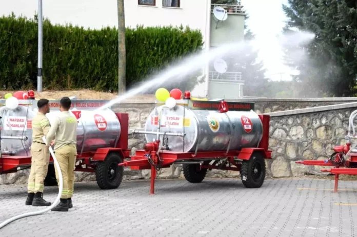 Kastamonu'da 16 Yeni Su Tankeri Yangınla Mücadelede Dağıtıldı