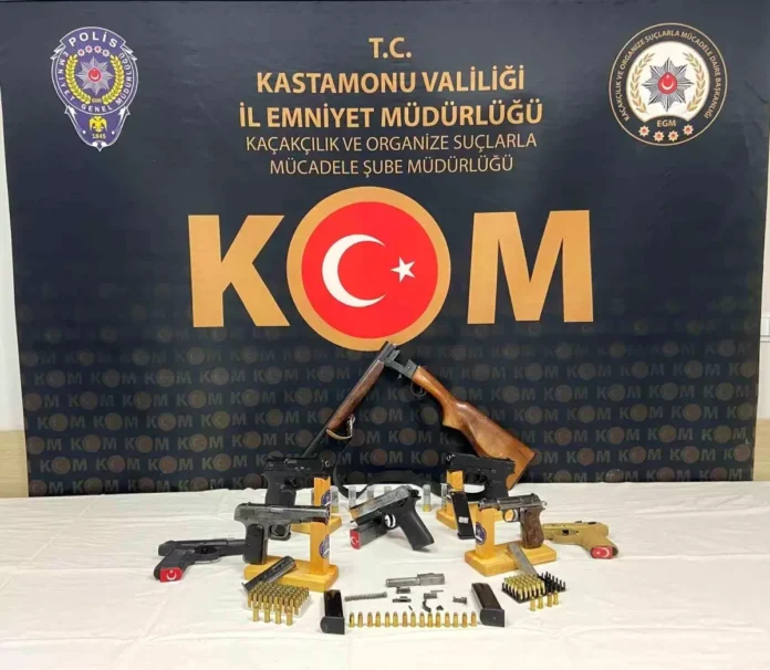 Kastamonu'da kaçak silah operasyonu: 1 tutuklama