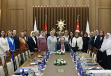 Kadın Başkanlardan Cumhurbaşkanı Erdoğan’a Ziyaret